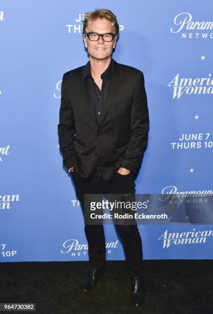 Harry Hamlin attends the premiere of Paramount Network's "American Woman" at Chateau Marmont on May 31, 2018 in Los Angeles, California.