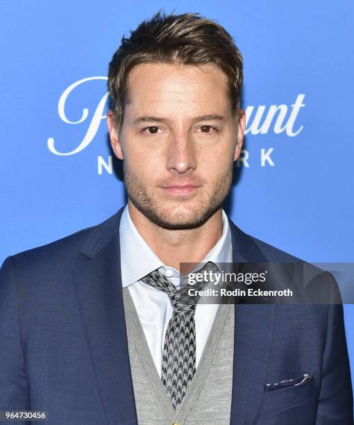 Justin Hartley attends the premiere of Paramount Network's "American Woman" at Chateau Marmont on May 31, 2018 in Los Angeles, California.
