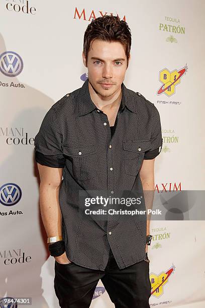 Actor Josh Henderson attends the 2010 Maxim Party at The Raleigh on February 6, 2010 in Miami, Florida.