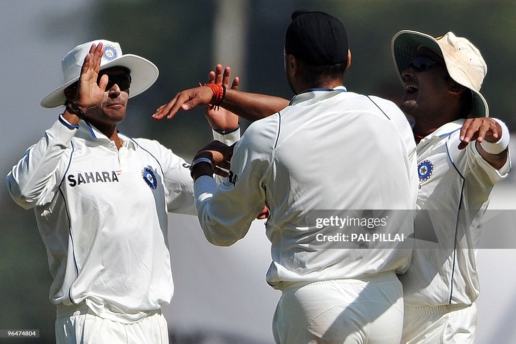 Indian cricketers Subramaniam Badrinath