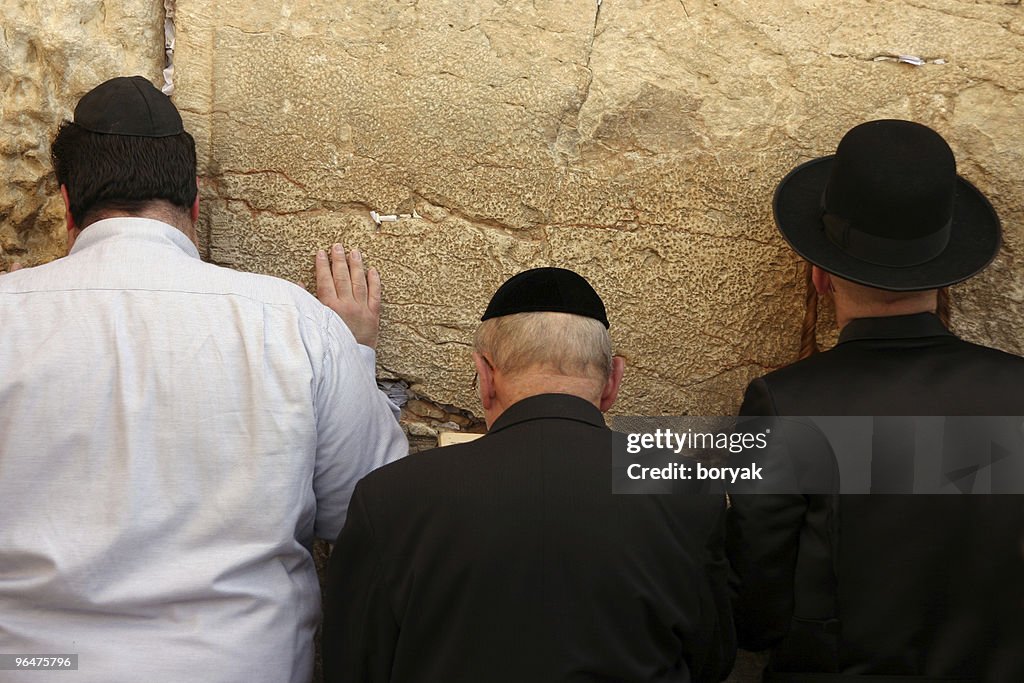 Equal three at the wailing wall