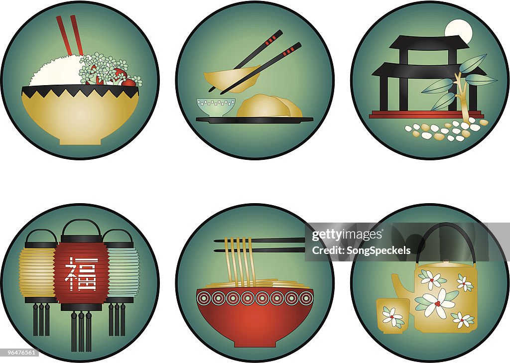 Chinese Restaurant Icons