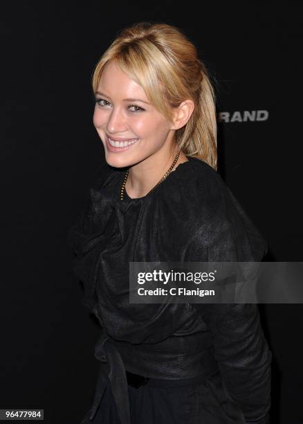 Actress/Musician Hilary Duff attends the 'Modern Master' award ceremony during the 2010 Santa Barbara International Film Festival at the Arlington...