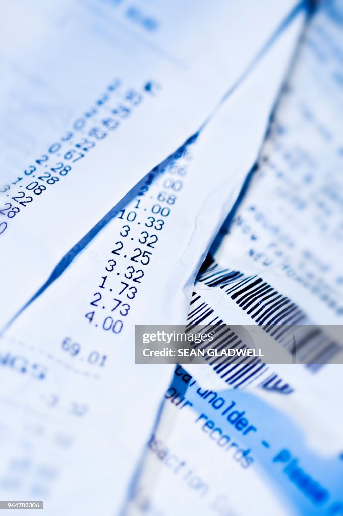 Till paper receipts