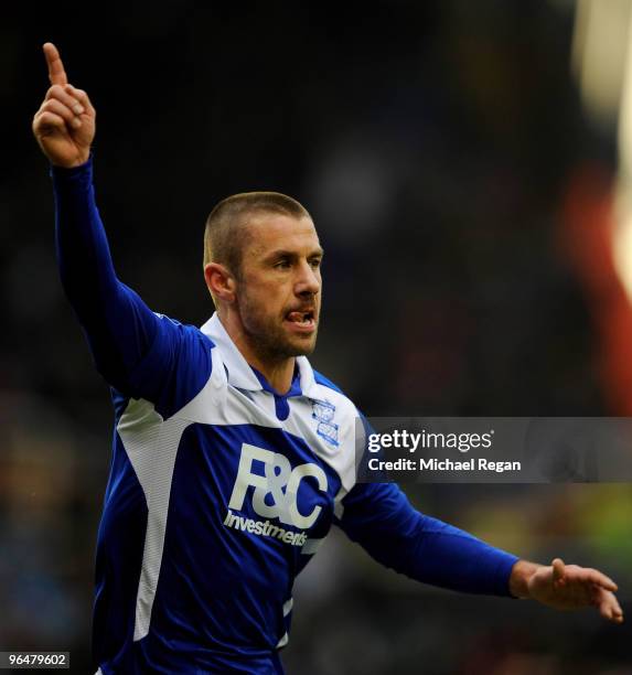 Kevin Phillips of Birmingham City celebrates his goal to make it 2-1 during the Barclays Premier League match between Birmingham City and...