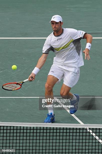Stephane Robert of France during day 7 of the 2010 South African Tennis Open at Montecasino on February 07, 2010 in Johnnesburg, South Africa.