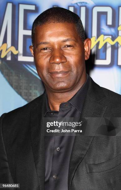 Dennis Haysbert arrives at NFL owners party at Viceroy Miami on February 6, 2010 in Miami, Florida.