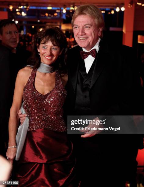 Interior Minister of Hesse Volker Bouffier and his wife Ursula arrive at the 2009 Sports Gala 'Ball des Sports' at the Rhein-Main Hall on February 6,...