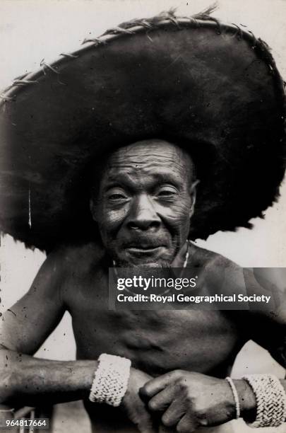 Bube Chieftain from Equatorial Guinea, Equatorial Guinea, 1927.