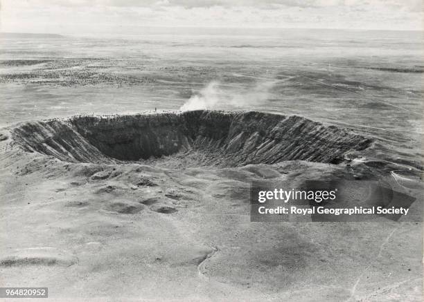 The Great Meteor Crater of Arizonia, United States of America, 1950.