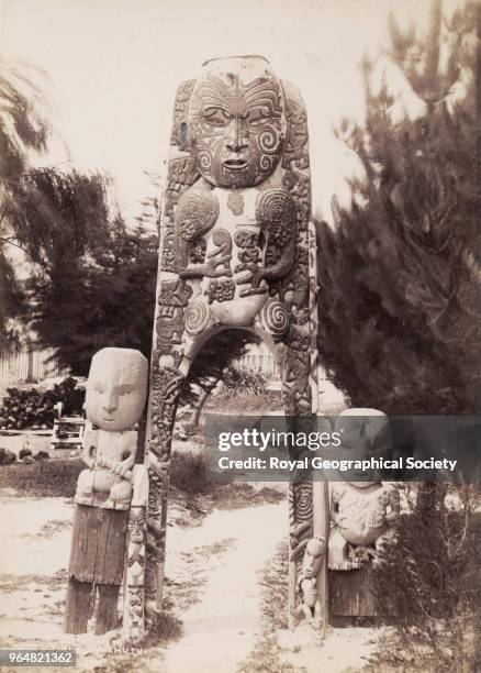 Tiki - Ohinemutu, New Zealand, 1923.