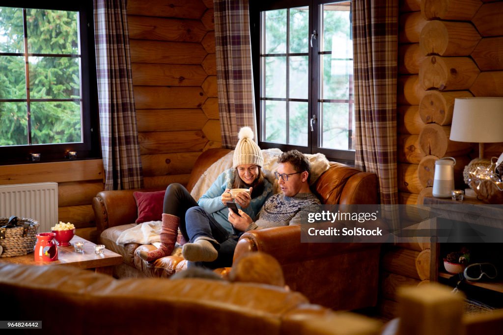 Relaxing on the Sofa