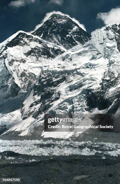 Mount Everest, Nepal, March 1953. Mount Everest Expedition 1953.