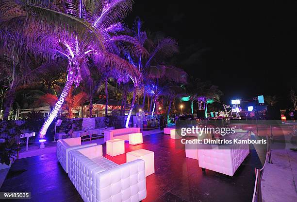 General view during Playboy's Super Saturday Party at Sagamore Hotel on February 6, 2010 in Miami Beach, Florida.
