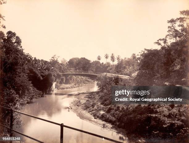 Bog Walk Bridge over the Rio Cobre, Jamaica, 1891.