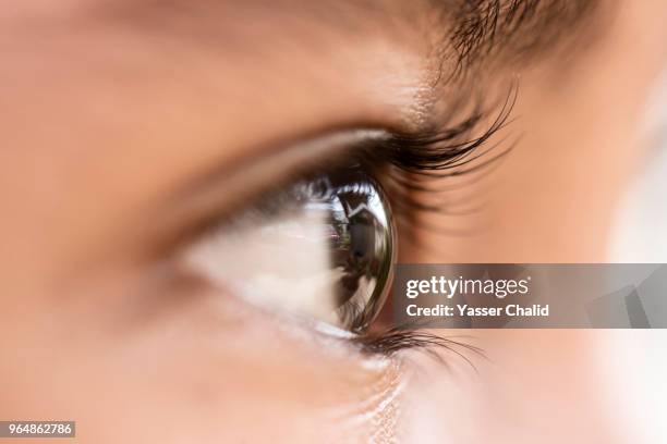 human eye - black eye close up stock pictures, royalty-free photos & images