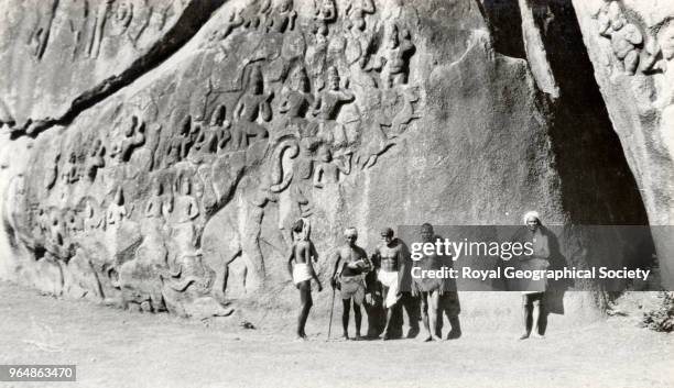 Seven Pagodas [at Mamallapuram/Mahabalipuram] near Madras, Outside of Madras stands the city of Mamallapuram or the 'city of the seven pagodas'...