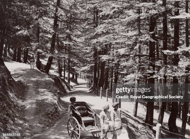 Bit near the Bonnie Moon on Jakko in Simla, India, 1900.