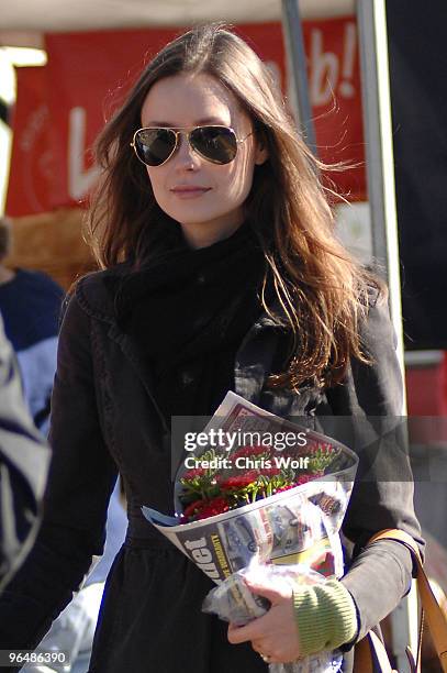 Actress Summer Glau sighting on February 7, 2010 in Los Angeles, California.