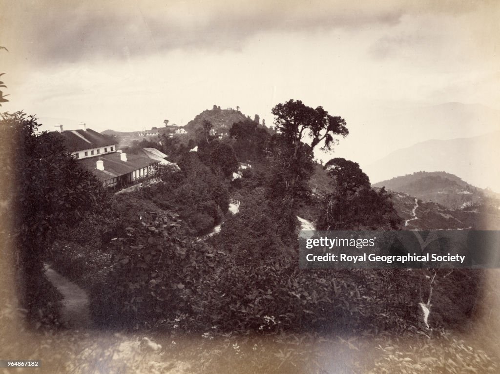 Landscape of the side of a valley near Darjeeling - West Bengal
