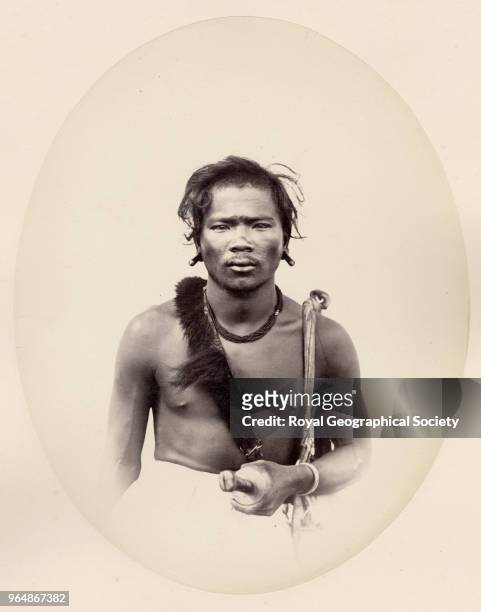Dom man - Assam, India, 1860.