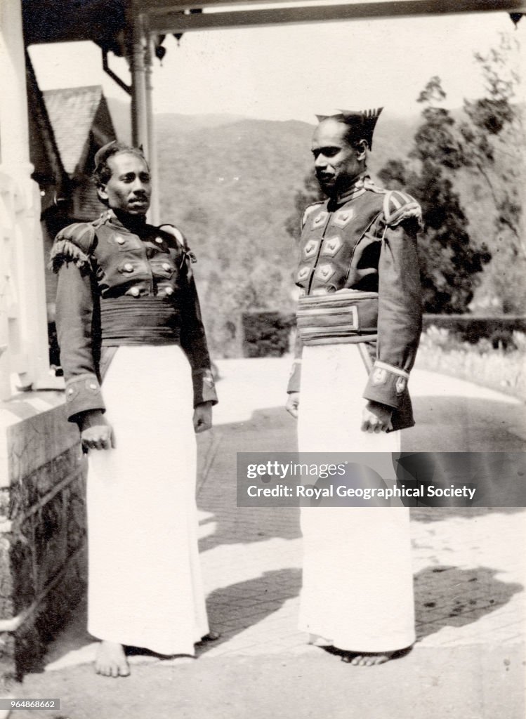 Government House Peons at Nuwara Eliya - Ceylon