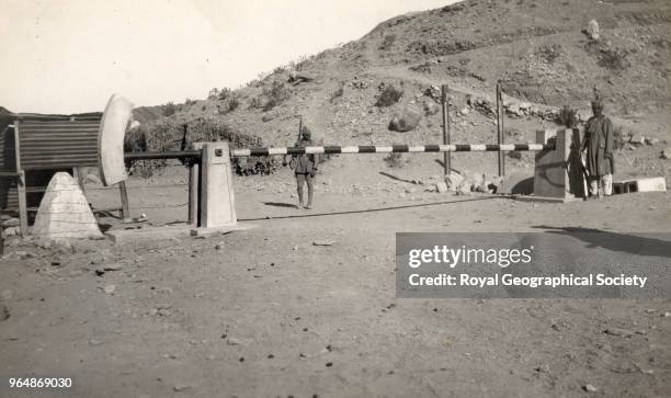 Indo-Afghan frontier on the Khyber Pass, North West Frontier, Pakistan, 1930.