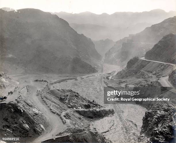 Tangi Gorge in the Khyber Pass, North West Frontier, Pakistan, 1919.