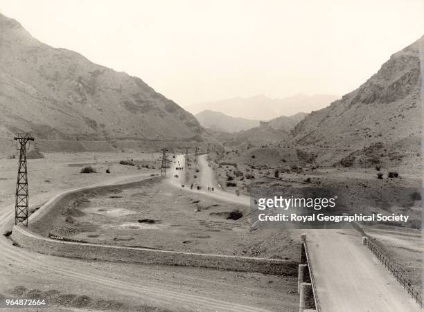 The Khyber Pass in the North West Frontier Province, Pakistan, 1890.