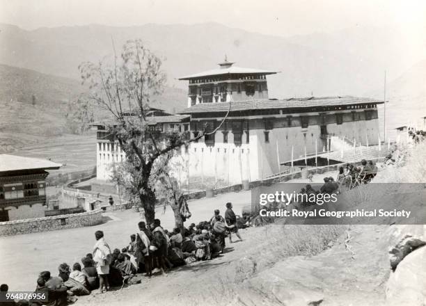 Paro Dzong, Bhutan, 1932.