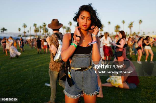 Anuthida Ploypetch during day 1 of the 2018 Coachella Valley Music & Arts Festival Weekend 1 on April 13, 2018 in Indio, California.