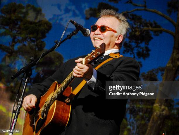 John Prine performs on stage at Hardly Strictly Bluegrass festival in Golden Gate Park, San Francisco, California on 2nd October, 2009.