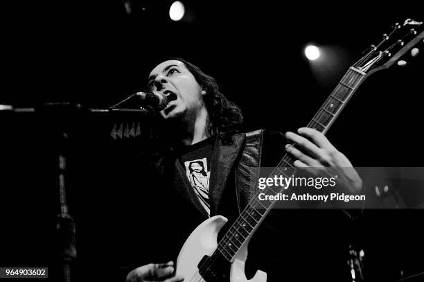 Daron Malakian of System Of A Down performs on stage at The Fillmore, in San Francisco, Califormia, USA on 25th April, 2005.