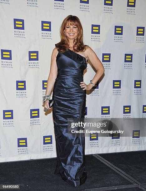 Jill Zarin attends the 9th annual Greater New York Human Rights Campaign Gala at The Waldorf Astoria on February 6, 2010 in New York City.