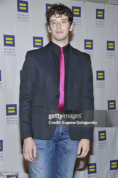 Michael Urie attends the 9th annual Greater New York Human Rights Campaign Gala at The Waldorf Astoria on February 6, 2010 in New York City.