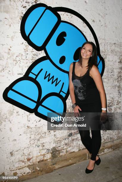 Ricki-Lee Coulter attends the Nova 969 launch party for their 2010 on-air season at the Australian Technology Park on February 8, 2010 in Sydney,...