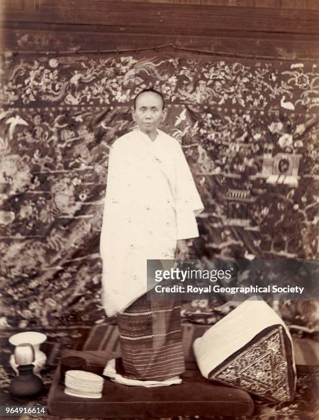 The Medaw at Loikaw, Burma, Myanmar, 1886.
