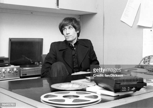 Wilko Johnson from Dr Feelgood is interviewed about leaving the band, London, 1977.