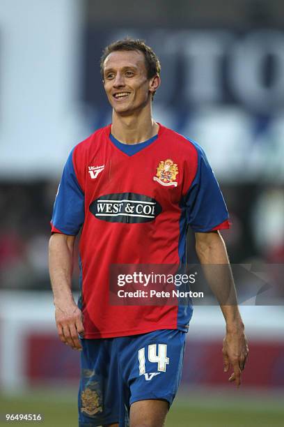 Paul Benson of Dagenham & Redbridge in action during the Coca Cola League Two Match between Dagenham & Redbridge and Northampton Town at the London...