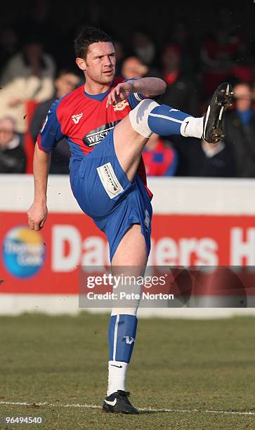 Mark Arber of Dagenham & Redbridge in action during the Coca Cola League Two Match between Dagenham & Redbridge and Northampton Town at the London...