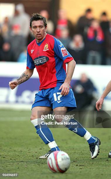 Darren Currie of Dagenham & Redbridge in action during the Coca Cola League Two Match between Dagenham & Redbridge and Northampton Town at the London...