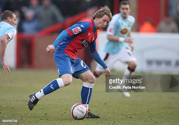 Danny Green of Dagenham & Redbridge in action during the Coca Cola League Two Match between Dagenham & Redbridge and Northampton Town at the London...