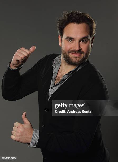 Franz Hartung of mayolove poses during a portrait session at the Digital Life Design conference at HVB Forum on January 25, 2010 in Munich, Germany....