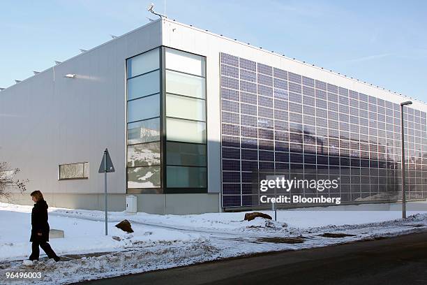 The Solarworld AG plant is seen in Freiberg, Germany, on Monday, Feb. 8, 2010. Germany's solar industry said the government's proposed price cuts for...