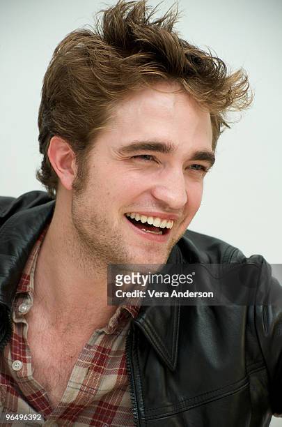 Robert Pattinson at "The Twilight Saga: New Moon" press conference at Four Seasons Hotel on November 6, 2009 in Beverly Hills, California.