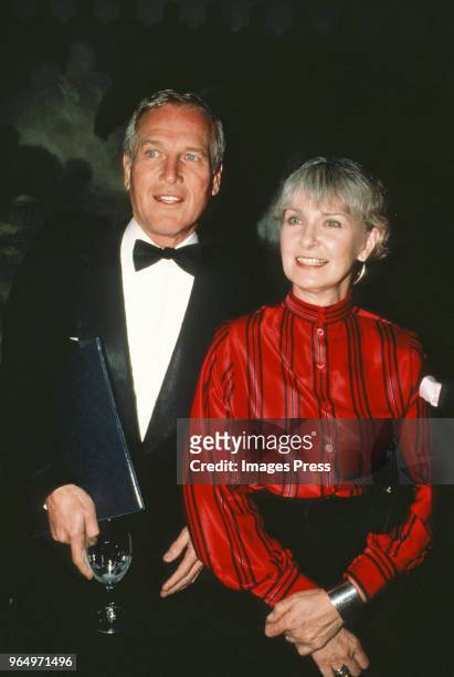 Paul Newman and Joanne Woodward circa 1984 in New York City.