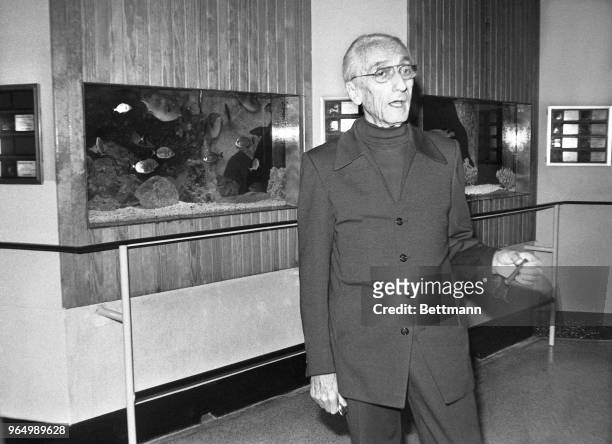 Images of Jacques-Yves Cousteau. Circa 1984