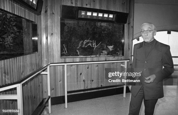 Images of Jacques-Yves Cousteau. Circa 1984