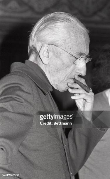 Images of Jacques-Yves Cousteau. Circa 1984