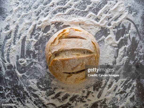 close-up of bread on kitchen counter - close up counter ストックフォトと画像